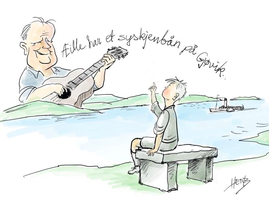 Lenke til artikkel: Avduking av skulpturen "Syskjenbånet" og Musikkfest Gjøvikregionen