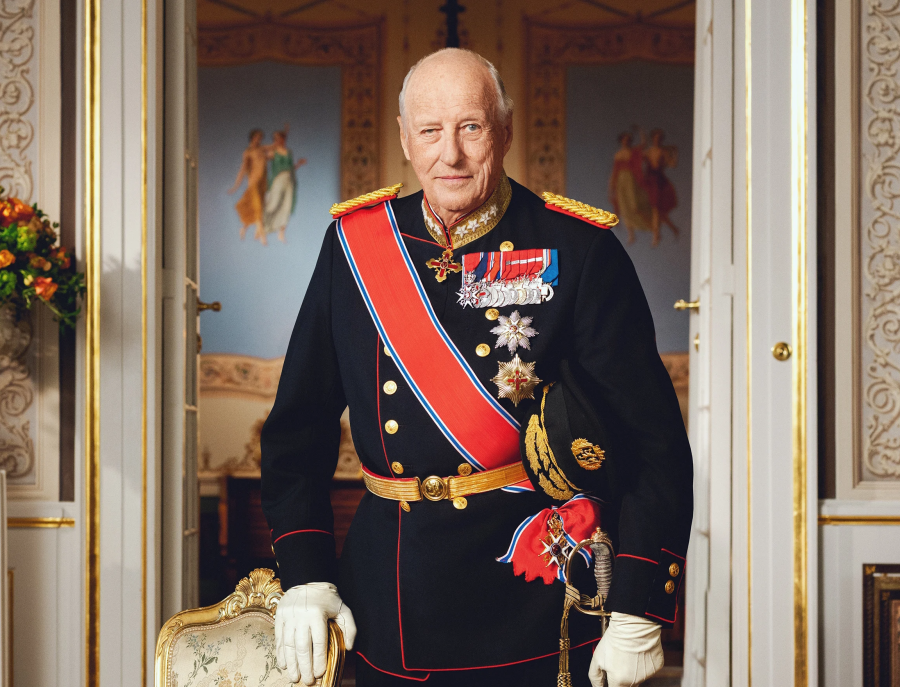 Lenke til artikkel: Kong Harald V er død