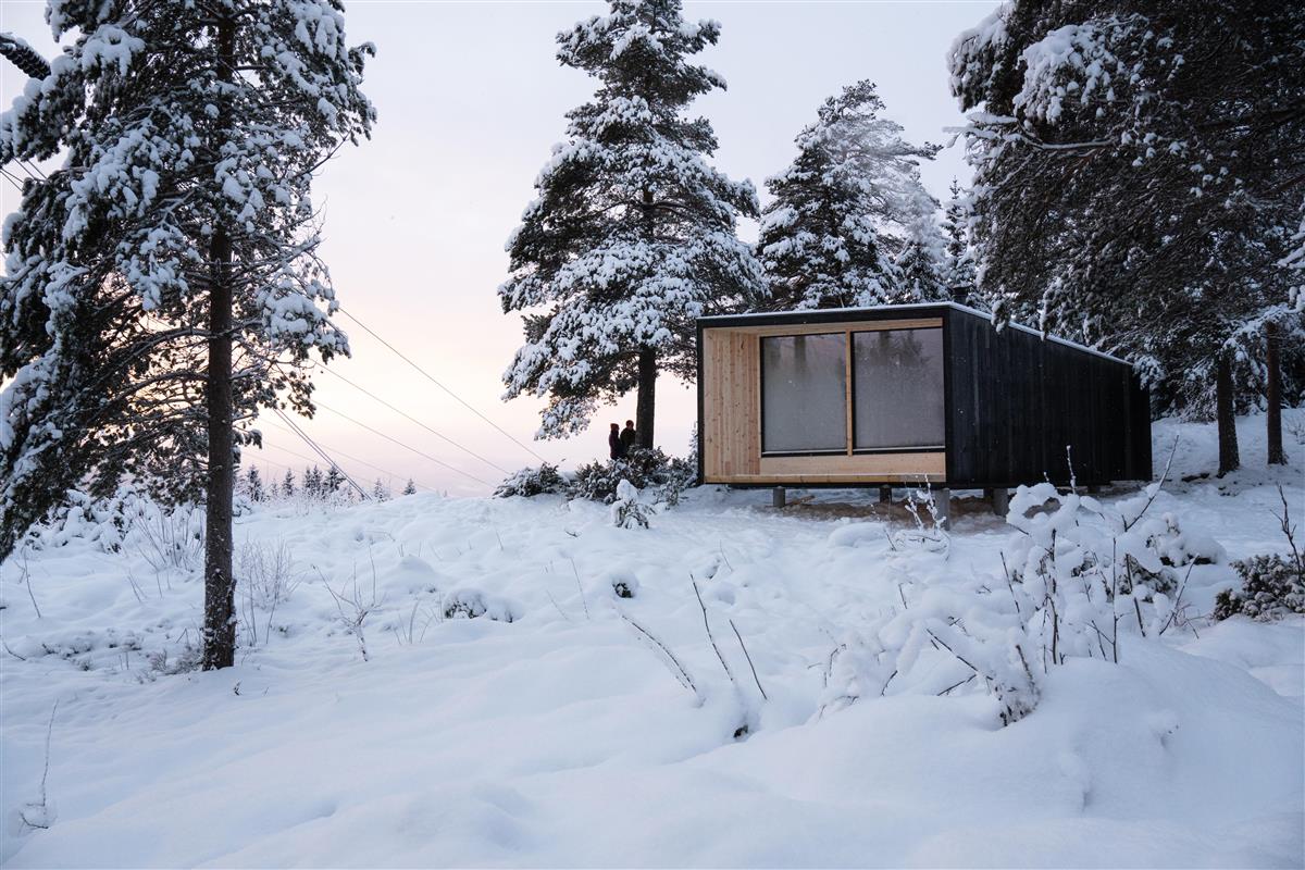 Dagsturhytta på Byhaugen - Klikk for stort bilde